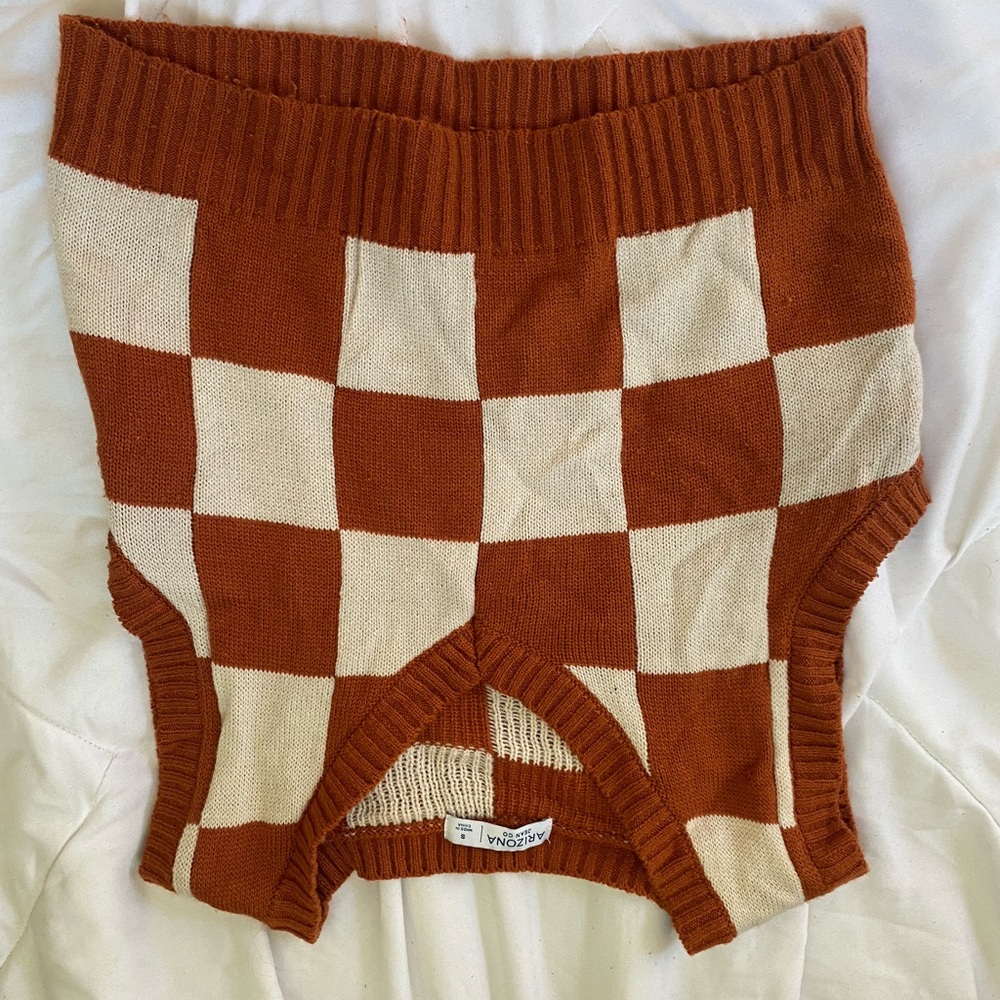Checkered Knit Kids Accessory